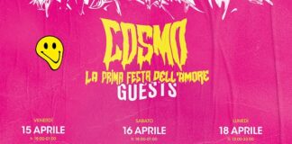 La Prima Festa dell’Amore di Cosmo il 18 aprile all’Arena Parco Nord di Bologna