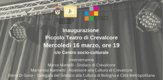 Crevalcore: mercoledì 16 marzo inaugurazione del Piccolo Teatro con un ospite d’eccezione