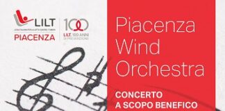 Sabato 26 marzo, ai Teatini, concerto con la Piacenza Wind Orchestra per i 100 anni della Lilt
