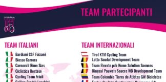 Annunciati i 35 team invitati al Giro d’Italia Giovani Under 23 – edizione 2022