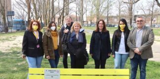 Giornata dell’endometriosi: una panchina gialla al Parco Coletta