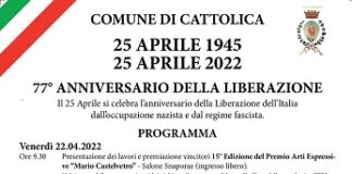 Cattolica, Festa della Liberazione: le iniziative in programma per il 25 aprile 2022