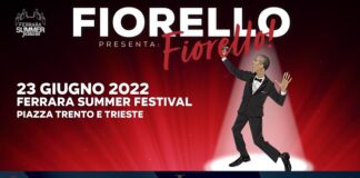 Fiorello il 23 Giugno in Piazza Trento Trieste a Ferrara
