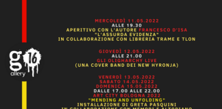 Gallery16 Bologna: eventi della settimana