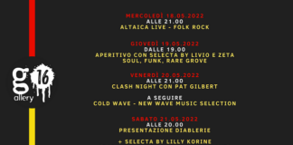 Gallery16: Eventi della settimana