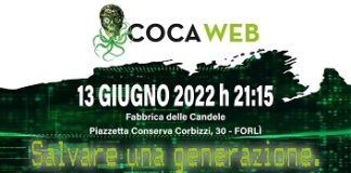 “CocaWeb. Una generazione da salvare” il 13 giugno la presentazione alla Fabbrica delle Candele di Forlì