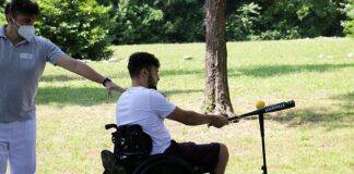 Prima sperimentazione del baseball in carrozzina con i pazienti di Montecatone