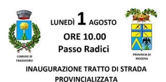 Provincia di Modena: Frassinoro, lunedì 1 agosto apre la nuova sp 324.1