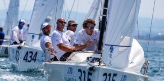 J70 Cup Open, equipaggio YCR vicecampione d’Italia. Farneti e Basagni insieme da 30 anni