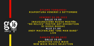 Gallery16 Bologna: eventi della settimana