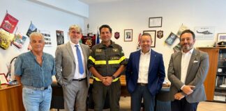 I vertici di Confartigianato ricevuti al Comando Provinciale dei Vigili del Fuoco