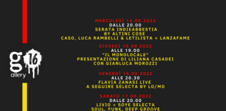 Gallery16 Bologna: Eventi della settimana