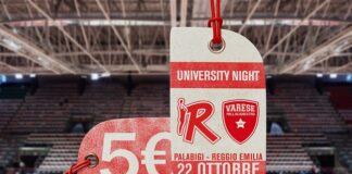 University Night: per la sfida contro Varese ingresso a 5 euro per tutti gli studenti universitari