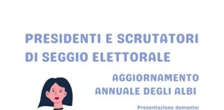 Cattolica, presidenti e scrutatori di seggio elettorale: aggiornamento annuale degli albi
