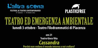 “Cassandra” il 3 ottobre al Teatro Filodrammatici di Piacenza