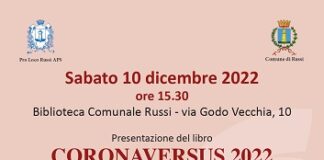 “CORONAVERSUS 2022 racconti e novelle per un anno”