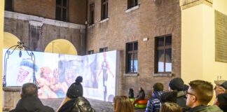 Ultimi giorni per “Rimini, cos’è” la videoproiezione immersiva nella corte della Biblioteca Gambalunga