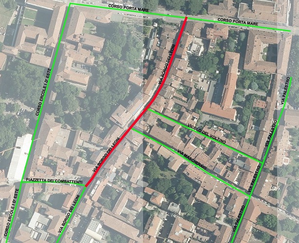 Gli interventi e le modifiche alla circolazione nel territorio comunale di Ferrara dal 30 gennaio 2023