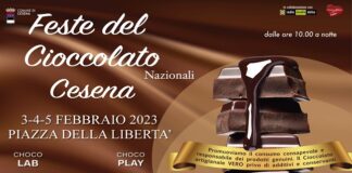 Festa del Cioccolato Artigianale il 3, 4 e 5 Febbraio 2023 a Cesena
