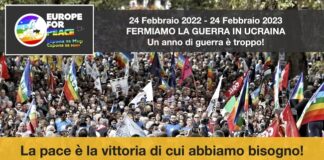 Il 24 febbraio manifestazione a Piacenza contro la guerra in Ucraina
