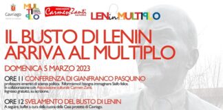 Domenica 5 marzo: spostamento del busto di Lenin al Multiplo Centro Cultura di Cavriago