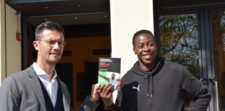 L’atleta Fausto Desalu a Parma per la presentazione del suo libro: “Veloce come il vento. La mia vita in corsa”