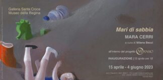 La mostra “Mari di sabbia” di Mara Cerri dal 15 aprile alla Galleria Santa Croce
