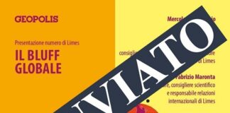 Rinviata la presentazione del nuovo numero di Limes “Il Bluff globale”