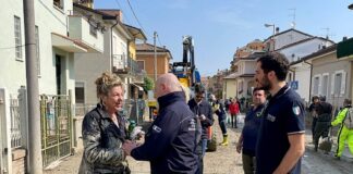 Alluvione. Sopralluogo a Cesena del presidente Bonaccini insieme al sindaco Lattuca