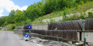 Ventasso, senso unico alternato per frana sulla Sp 15