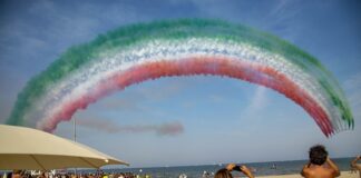 Le Frecce Tricolori tornano sui cieli di Rimini