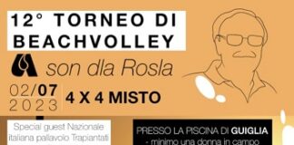 Domenica 2 luglio torneo di beach volley Avis alla piscina di Guiglia