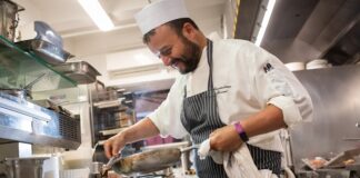 Lo chef Massimiliano Mussoni de La Sangioves protagonista ad Al Meni
