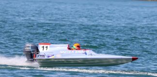 Motonautica, Ravasio del team piacentino C&B Racing Academy fermato dal vento nell’Europeo GT30