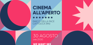 Cattolica, 7 settembre cineforum all’aperto al parco della Pace