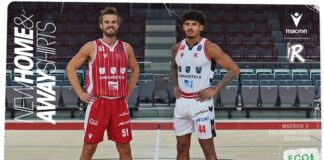 La tradizione del bianco e del rosso, ma anche dettagli innovativi nelle nuove maglie della Pallacanestro Reggiana