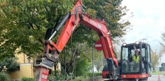 Viale Krasnodar, iniziati i lavori di rifacimento dei marciapiedi