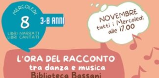 “Libri narrati, libri cantati”, alla Bassani un pomeriggio di libri e musica per i piccolissimi con Francesca Venturoli