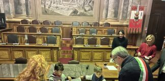 Ricevuti in Municipio bambini e insegnanti della Scuola dell’Infanzia “L’albero Felice S. Lorenzo” di San Lorenzo in Noceto