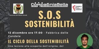 “SOS Sostenibilità ovvero Innovativi cioè vivi” un incontro il 12 dicembre e uno spettacolo il 19 dicembre