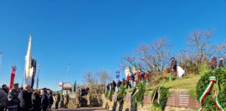 Sacrario di Sabbiuno (Bo), il presidente Bonaccini alla 79^ commemorazione dell’eccidio compiuto dai nazifascisti