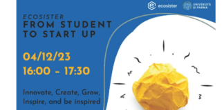 4 dicembre: webinar dell’Università di Parma “ECOSISTER: From Student To Start Up”