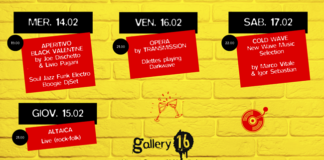 Gallery16 Bologna: appuntamenti della settimana