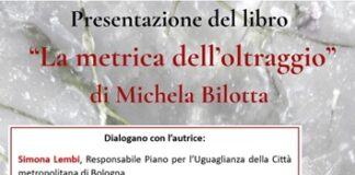 “La metrica dell’oltraggio” il 23 febbraio la presentazione a Bologna