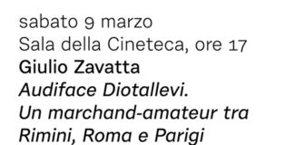 Audiface Diotallevi di Giulio Zavatta il 9 marzo la presentazione a Rimini