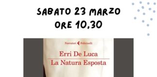 Con il gruppo di lettura della Bassani si parla del libro di Erri De Luca “La natura esposta”