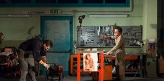 Denis Campitelli il 2 marzo alla Carrozzeria Piciali in Caruzìr