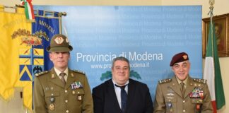 Provincia di Modena: Braglia incontra il Capo di Stato Maggiore Masiello