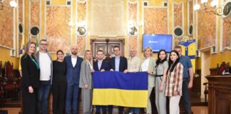 Delegazione ucraina in municipio