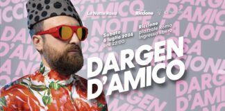 Dargen D’Amico star della Notte Rosa di Riccione